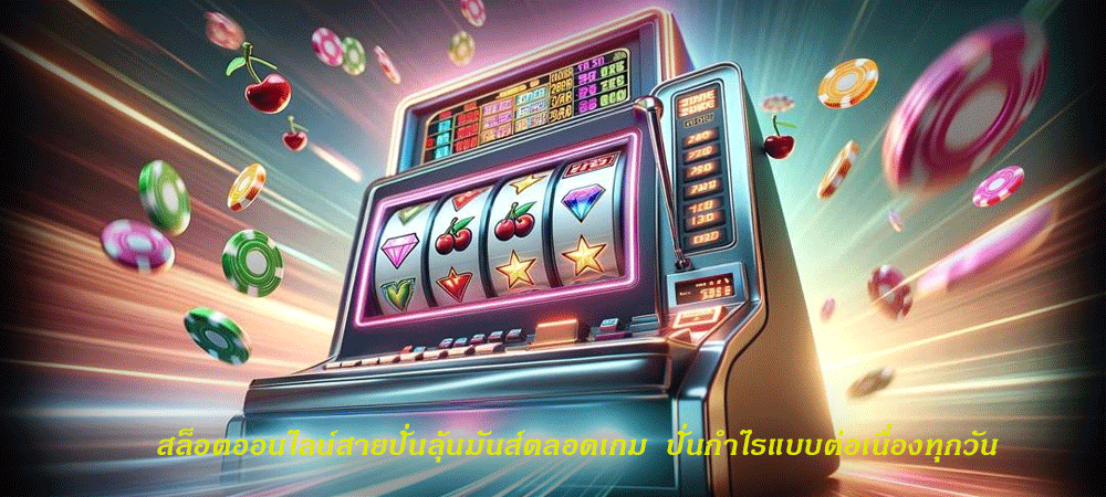 สล็อตออนไลน์สายปั่นลุ้นมันส์ตลอดเกม ปั่นกำไรแบบต่อเนื่องทุกวัน