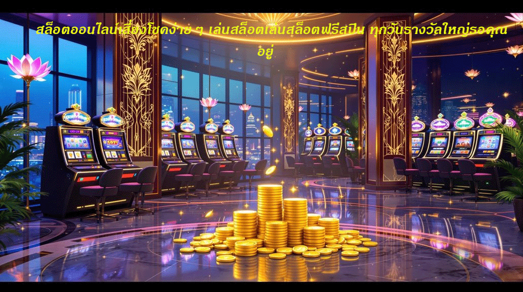 สล็อตออนไลน์เสี่ยงโชคง่ายๆ เล่นสล็อตเล่นสล็อตฟรีสปิน ทุกวันรางวัลใหญ่รอคุณอยู่